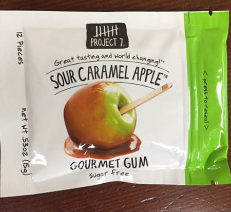 Project 7 Issues Allergy Alert on Undeclared Milk/Dairy Ingredient In Sour Caramel Apple Gum
